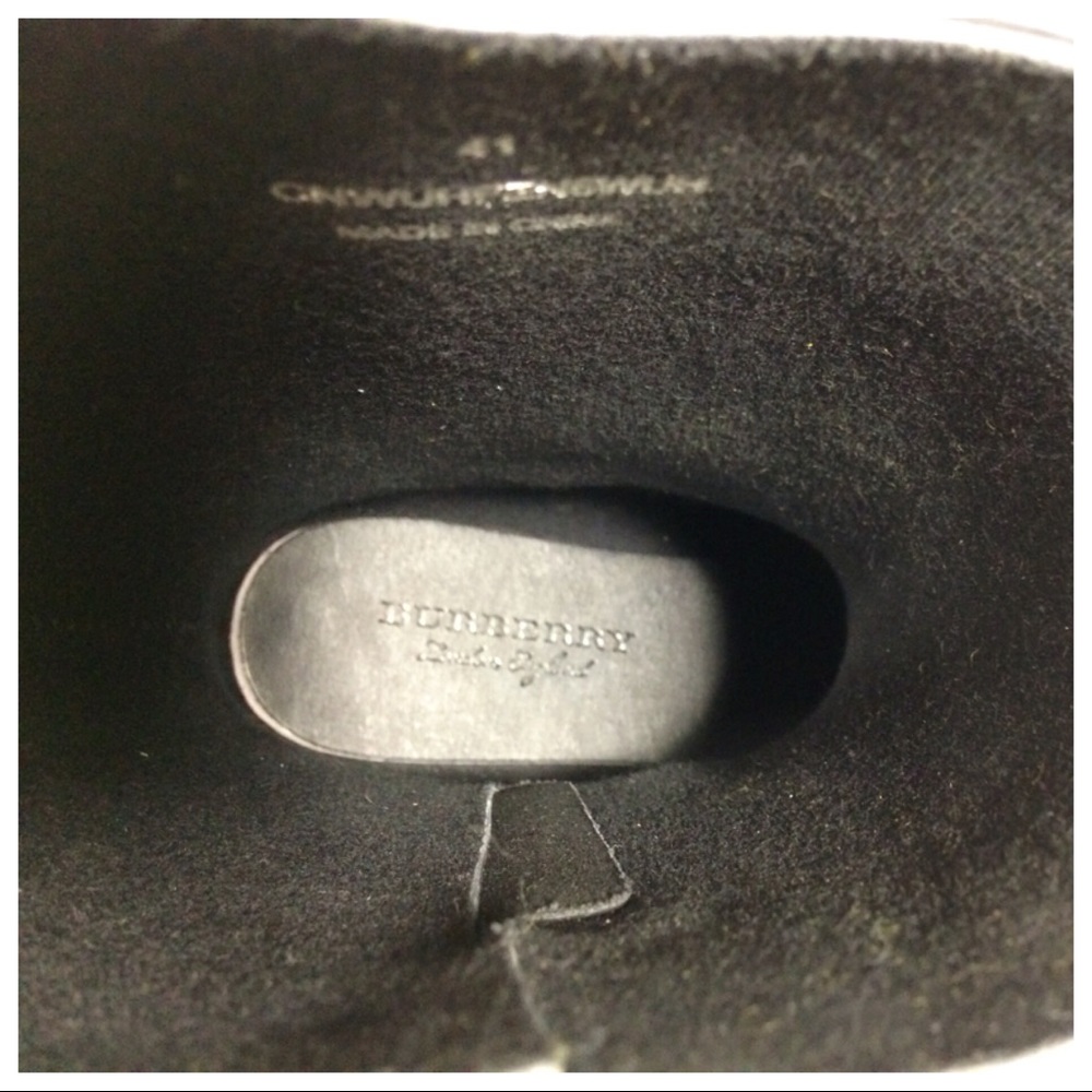 SOLD NEW Burberry Normandale Nova Check Rain Boots - Picture 7 of 8